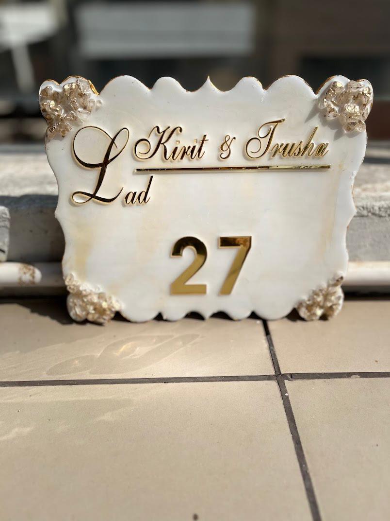 Name Plates by Artistry By Hiral Shah